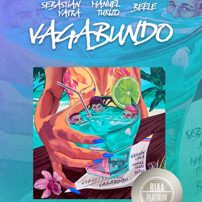 "VAGABUNDO" - YATRA QUALIFIES FOR RIAA PLATINUM CERTIFICATION IN THE U.S